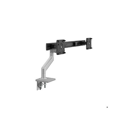 Humanscale M8.1-Dual Mtr, Clamp Mt (Slvr) Q-M81CMSB2B